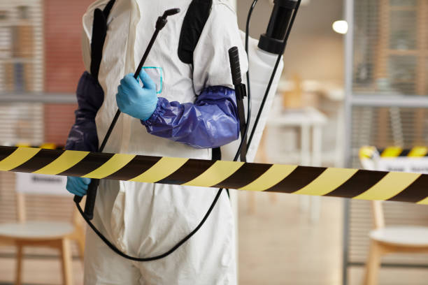 Professional Biohazard technician working in Martindale, TX
